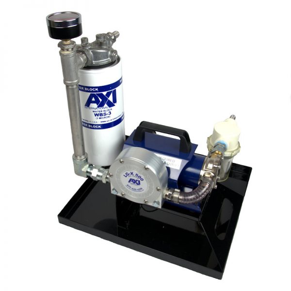 TK-240 XT Portable Fuel Polishing System - Rear View with Fuel Conditioner